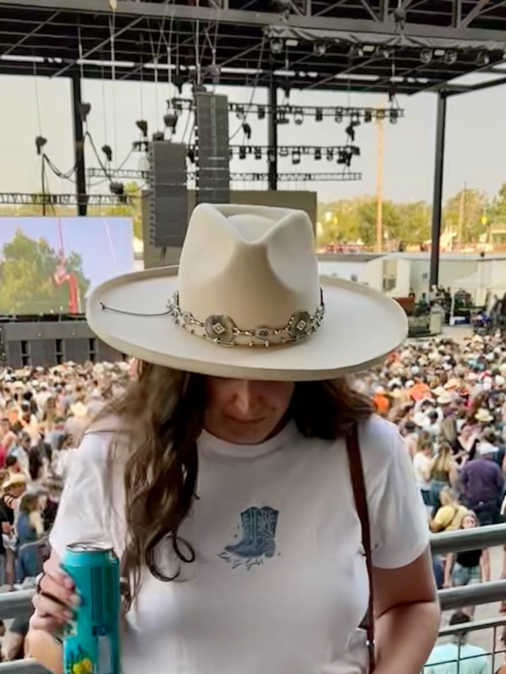 Gigi Pip Amelia Wide-Brim Felt Hat in Cream